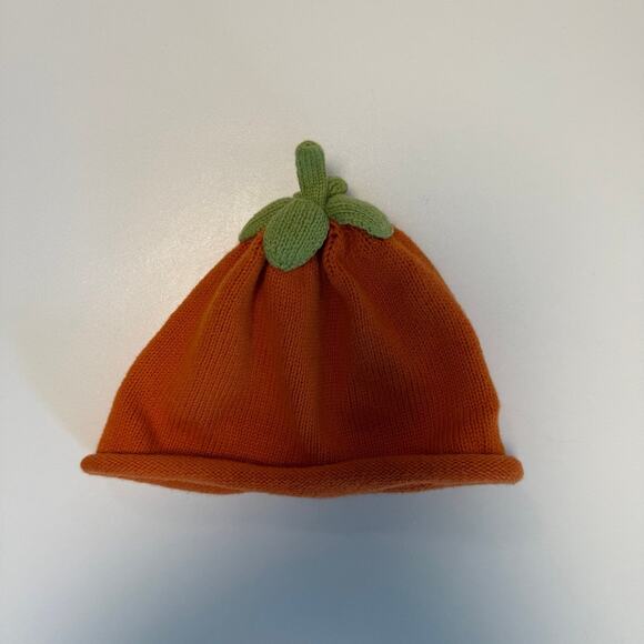 Gymboree Pumpkin Hat 6-12mo. Orange Halloween Fall Autumn - Picture 2 of 3